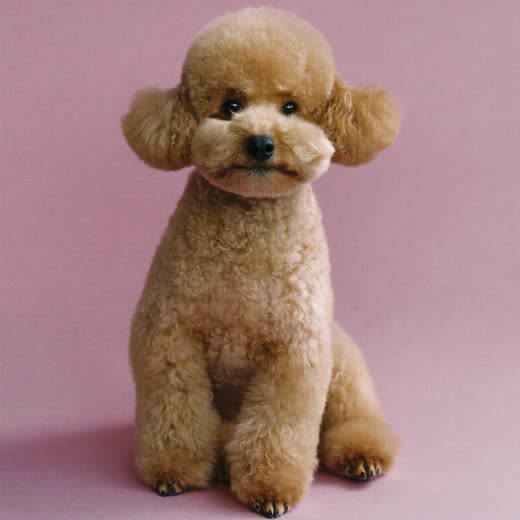 A freshly trimmed poodle